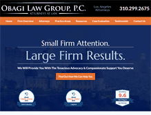 Tablet Screenshot of obagilaw.com